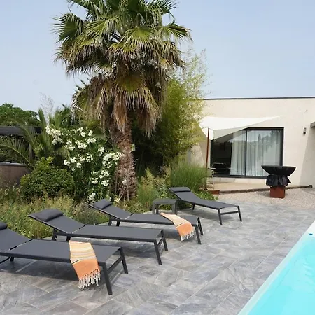 Havre De Paix Avec Piscine Et Jacuzzi Narbonne 펜션 Ventenac-en-Minervois